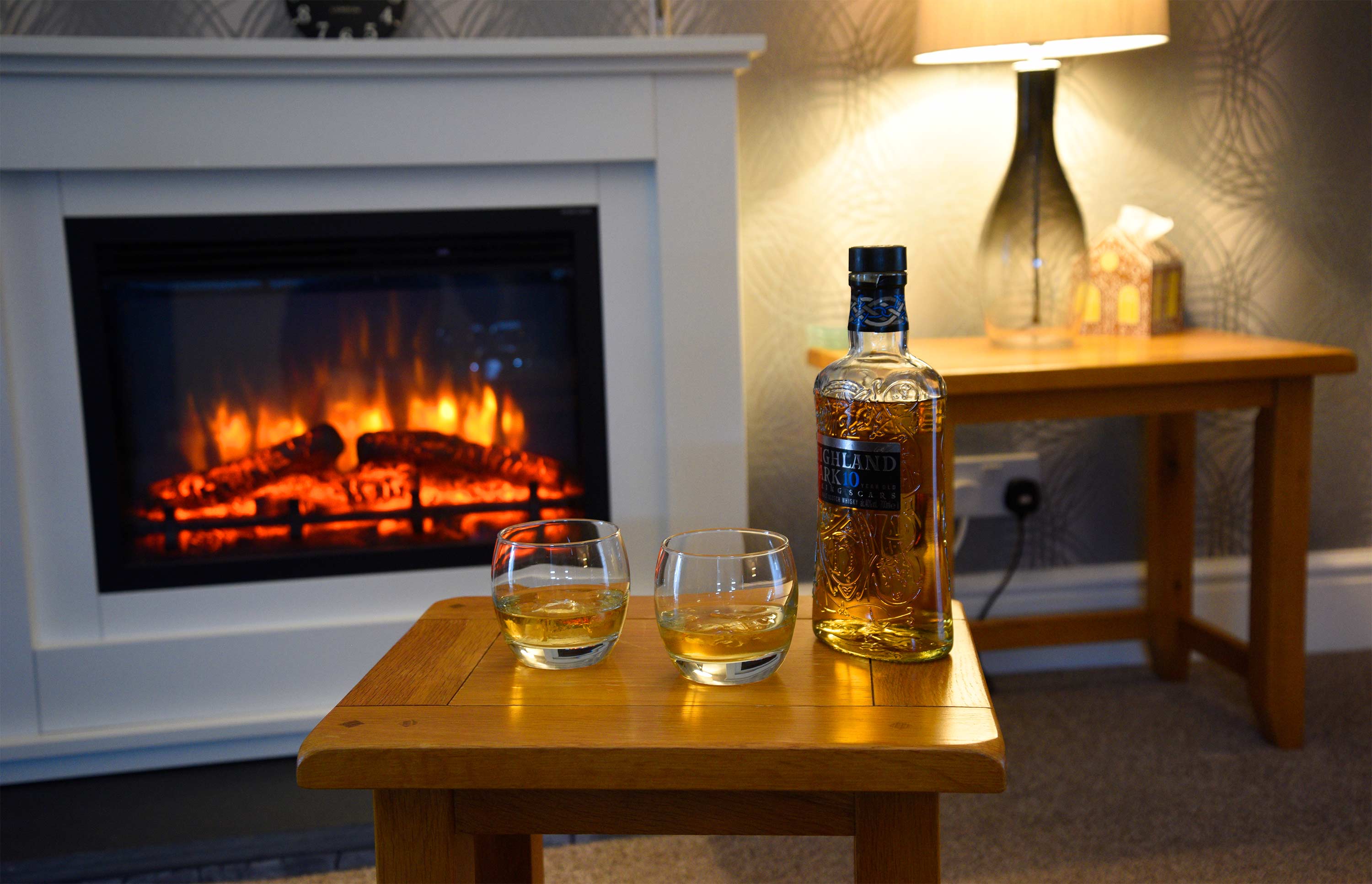 Enjoy relaxing evenings in Fladda Chuain Self Catering Accommodation in Kilmuir on the Isle of Skye